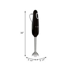 Retro-Style Hand Blender - Black